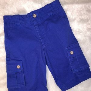 Preloved blue size 6 boys cargo shorts 🩳